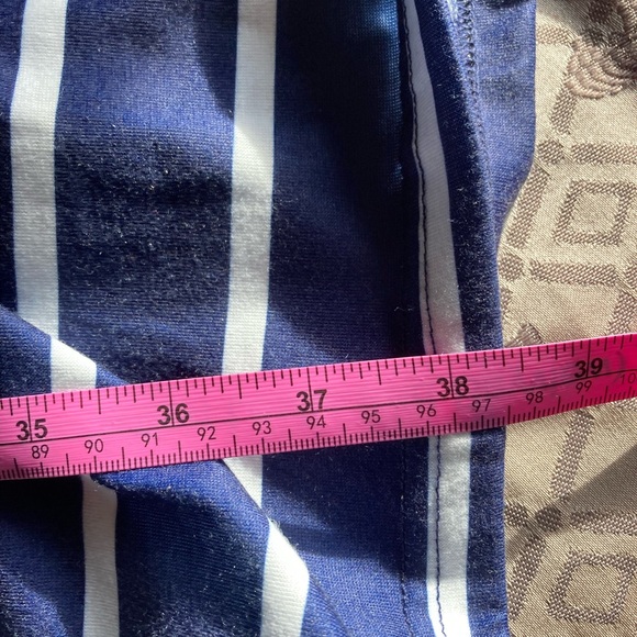 Striped Casual Dress with elasticized waist, Size Small - Picture 7 of 7